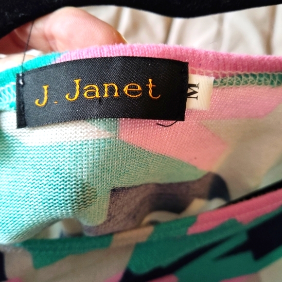 SOLD-Vintage 90s Flared Sweater - Sz M - Picture 3 of 7